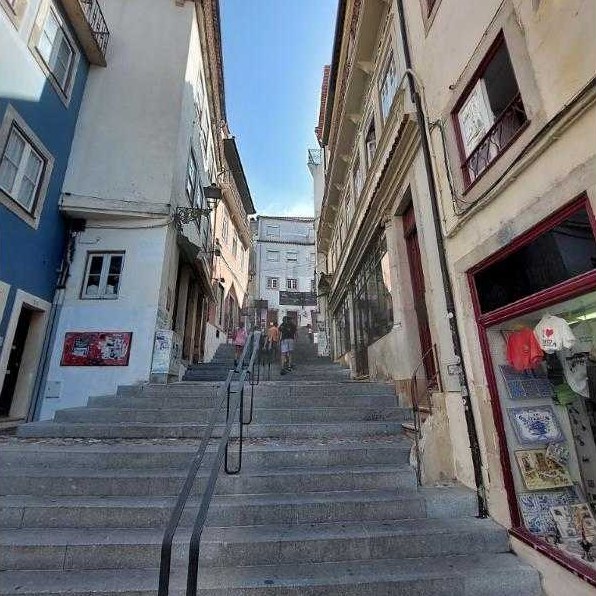 Escadas da rua de Quebra-Costas